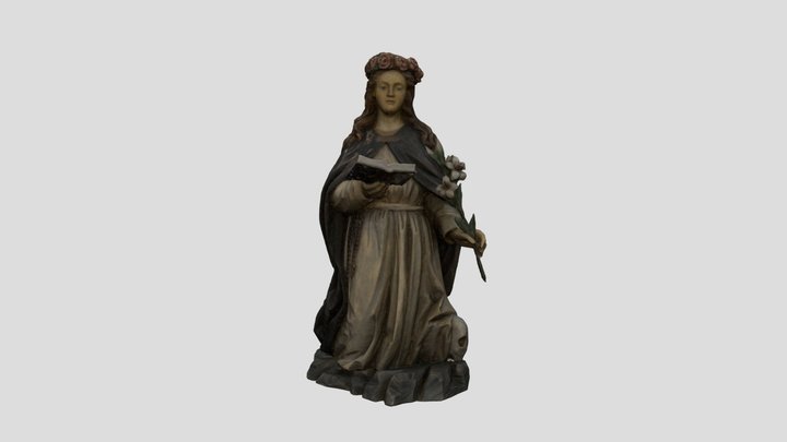 św. Rozalia 3D Model