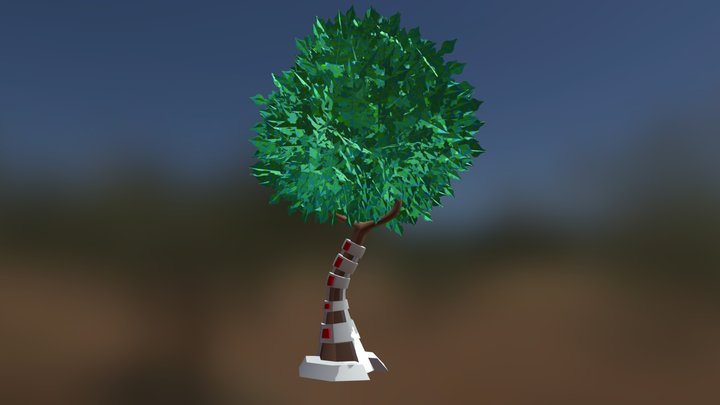 Ordinary Tree Detailed Leaf2 3D Model