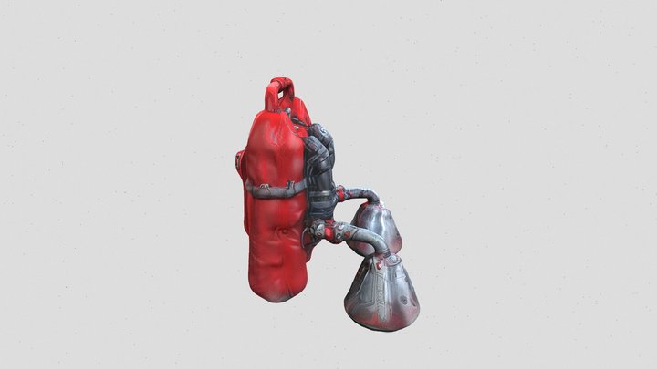 Red_JetPack_02290044_fbx 3D Model