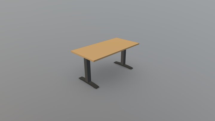 Desk - Low polly 3D Model