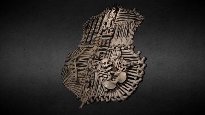 Coat of arms of Schwarzenberg - Sedlec Ossuary 3D Model