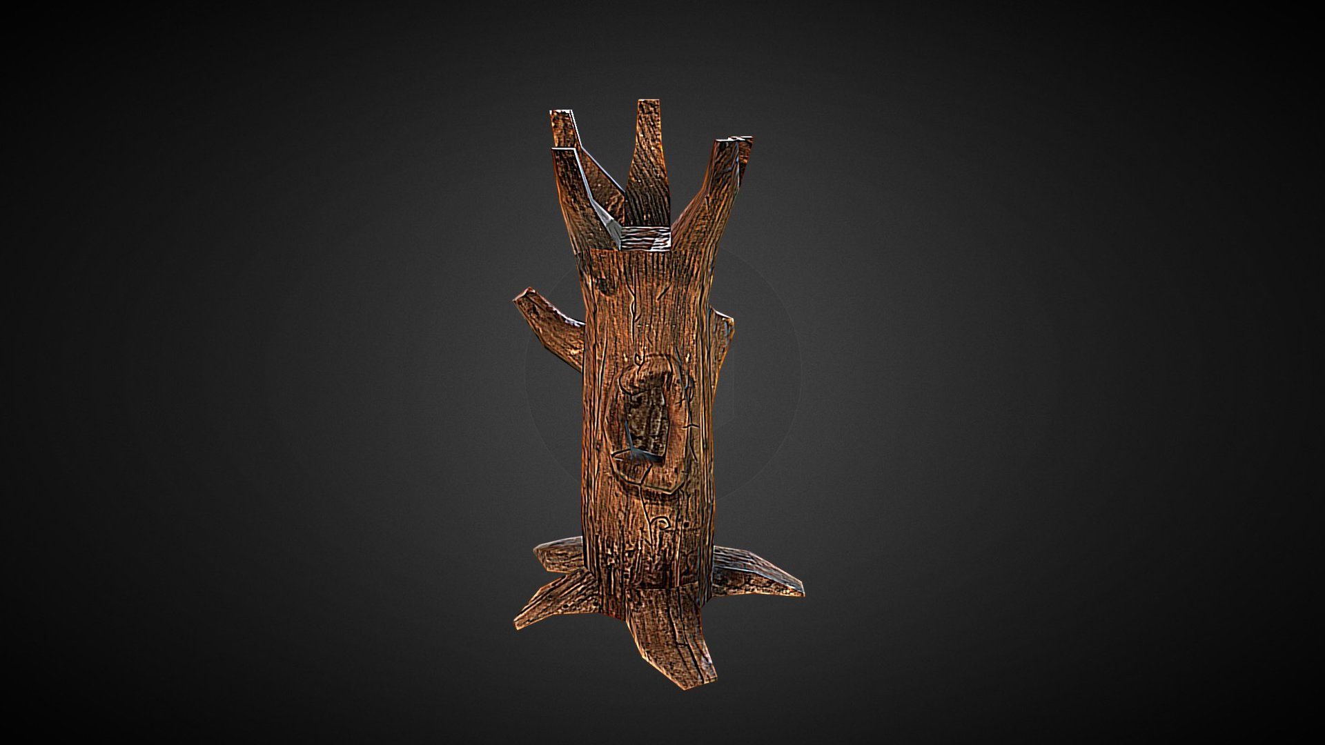 Old rotten tree