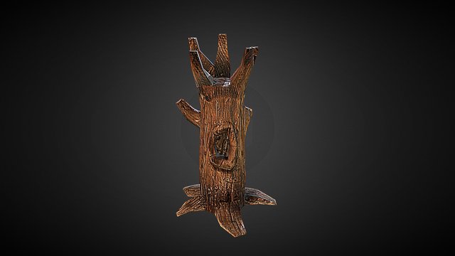 Old rotten tree