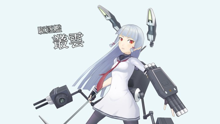 Kancolle - A 3D model collection by nodedelta (@atspeeder05