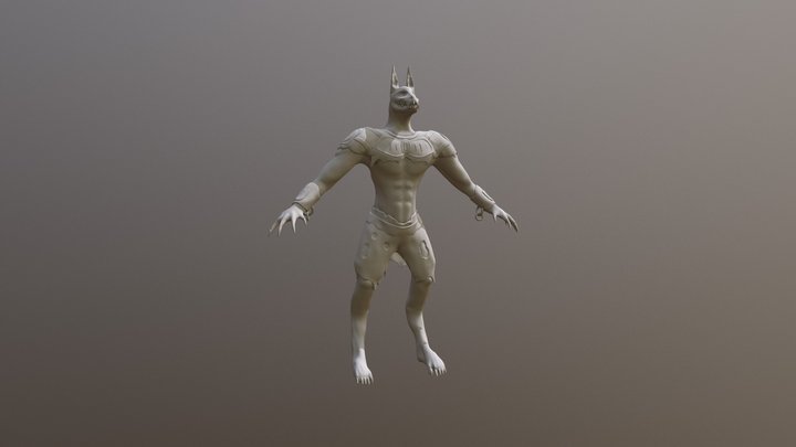 Anubis The Real God Of Death 3D Model