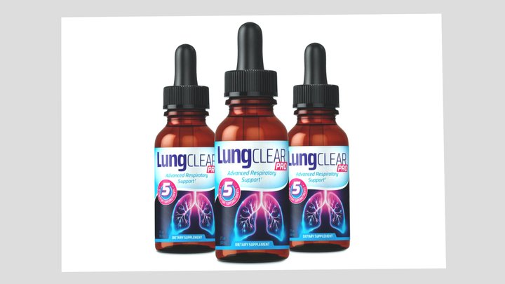 Lung Clear Pro Reviews - (top-4 BENEFITS!) PRICE 3D Model