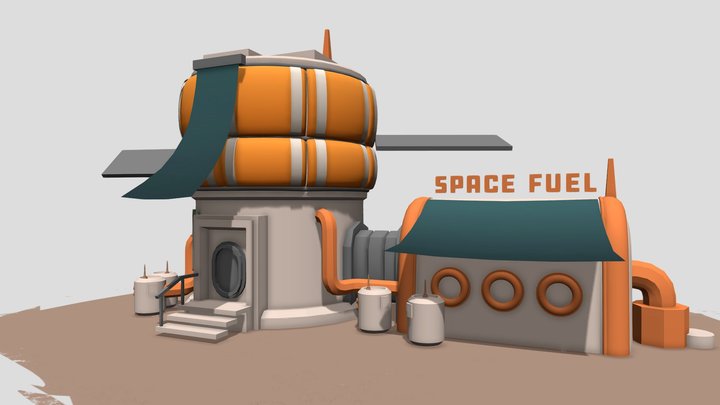 Space Fuel 3D Model
