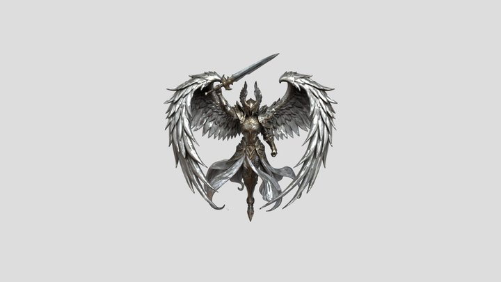 Warrior Angel 3D Model