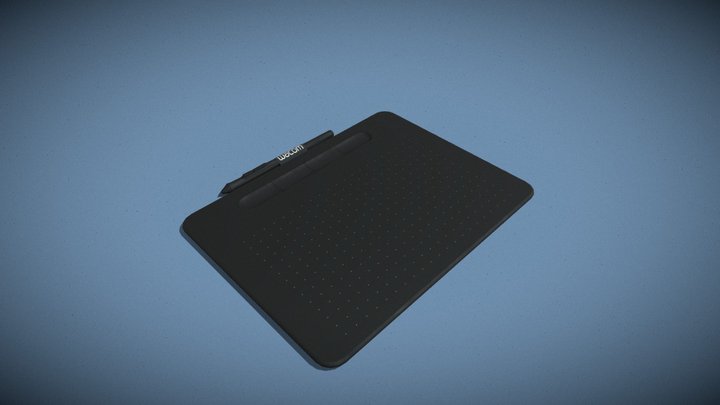 Wacom Intuos Graphics Tablet 3D Model