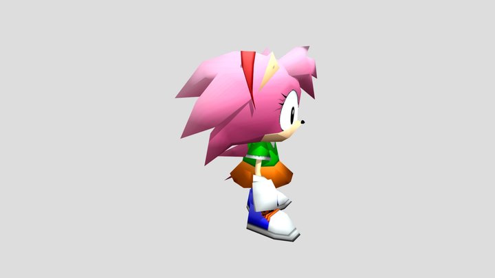 srb2-amy-rose 3D Model