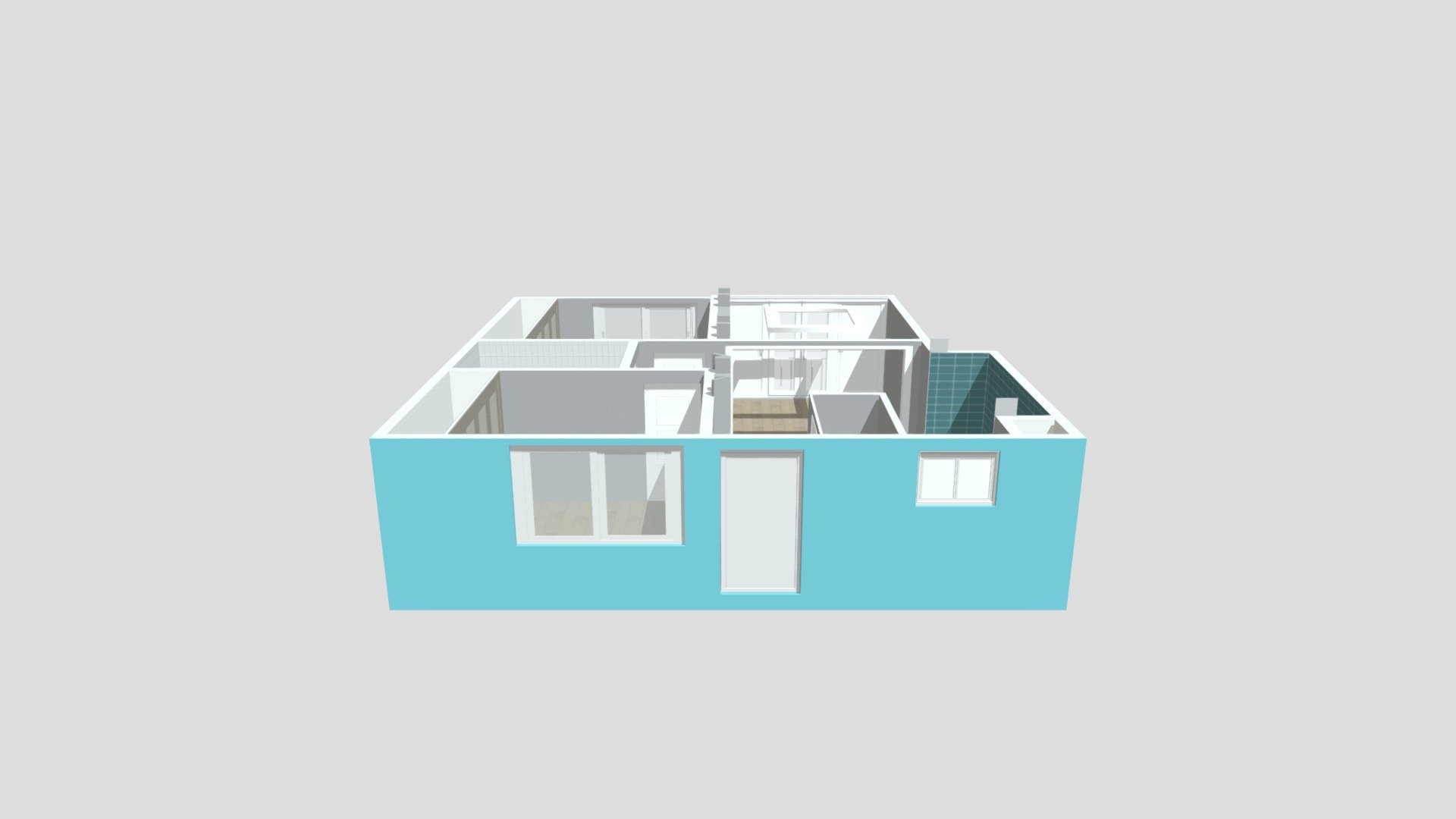 korean apartment - no decoration
