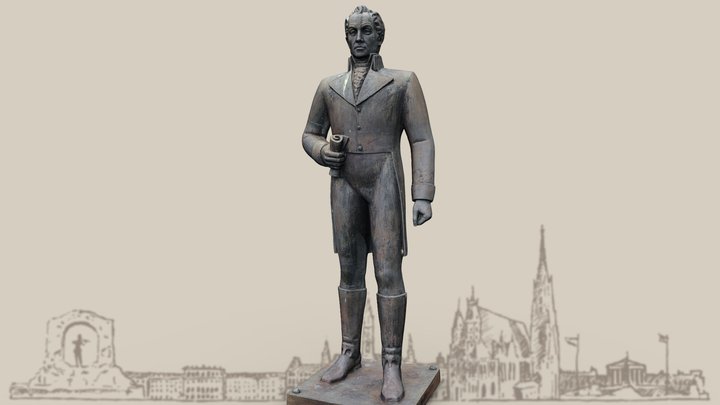 Simón-Bolívar-Denkmal – Modelo 3D gratuito STL
