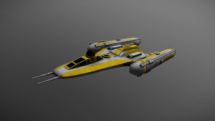 Y- Wing 3D Model