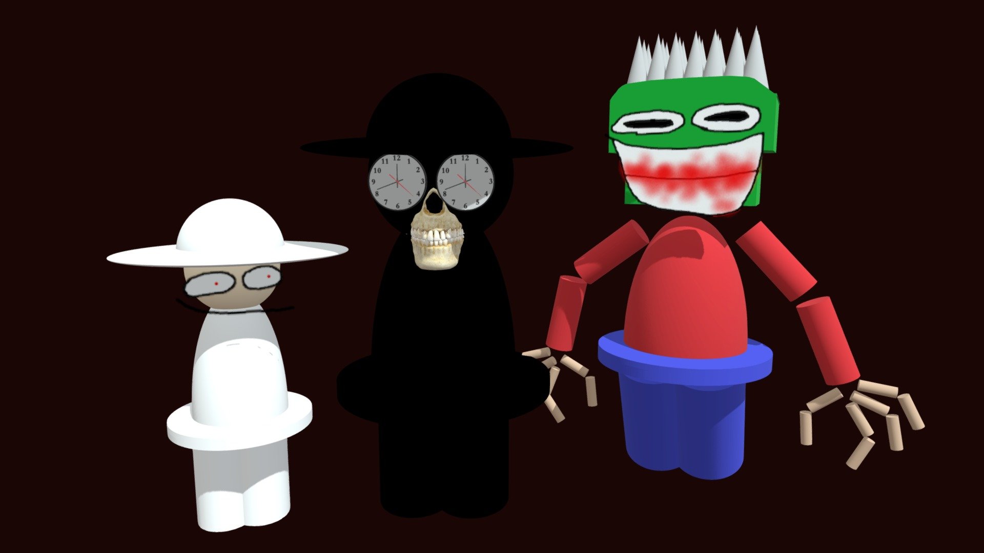 The Spam Trio (Expunged, Piirangud, And Nimbi) - Download Free 3D Model ...