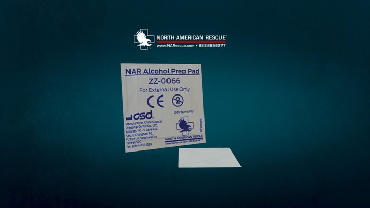 NAR Alcohol Prep Pad 3D Model