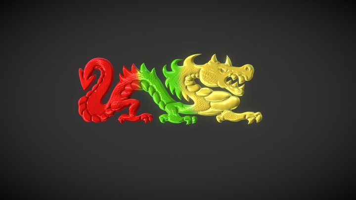 Dragon Prueba 3D 3D Model