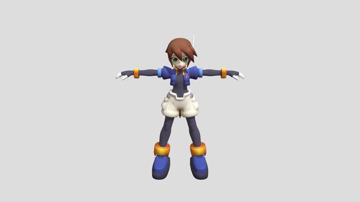 Aile Advent (Human Form) 3D Model
