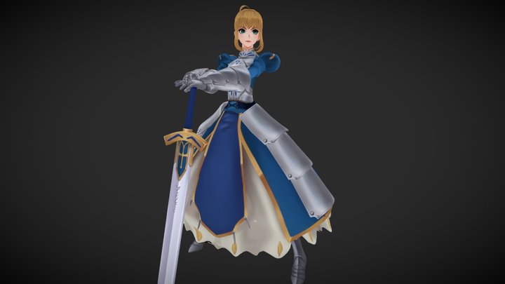 Saber Artoria Pendragon – Free 3D Model STL