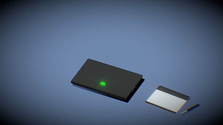 My Low Poly Computer 3D Model
