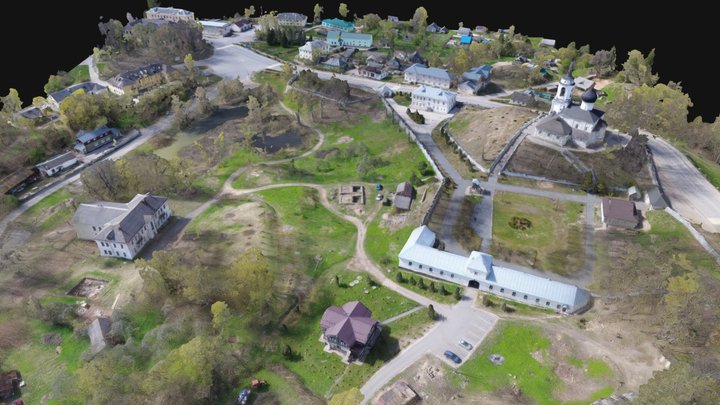 Святогорский монастырь 3D Model