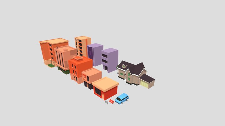 Citty Assets - Lahiru Aravinthakumar 3D Model