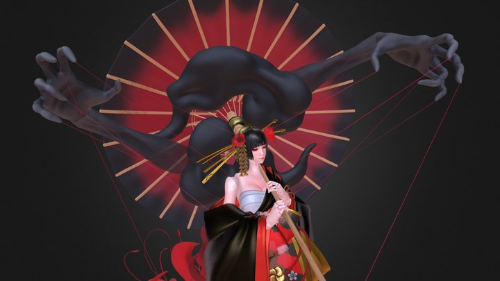 Feudal Japan : The Shogunate  ・  The Geisha 3D Model