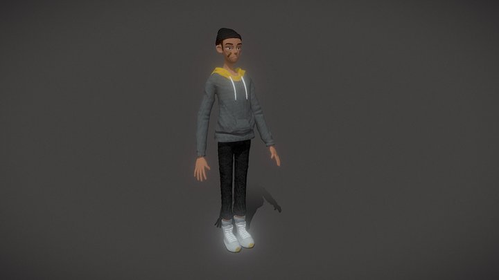 Boy character 3D Model