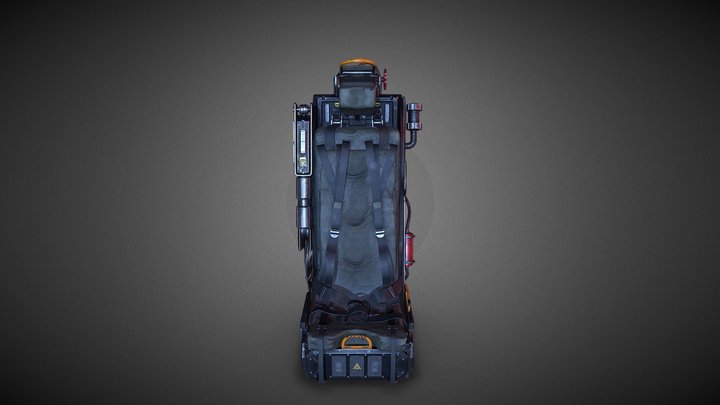 Mechwarrior Ejection Seat 3D Model