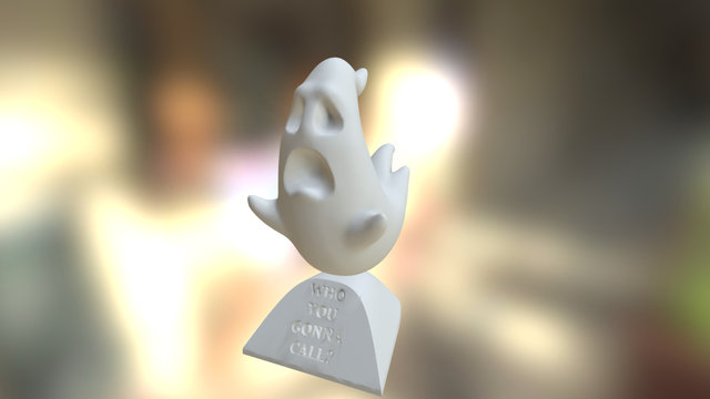 Ghostbusters (2016) Ecto 1 Hood Ornament 3D Model