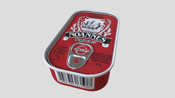 Sardine Can – Free 3D Model STL