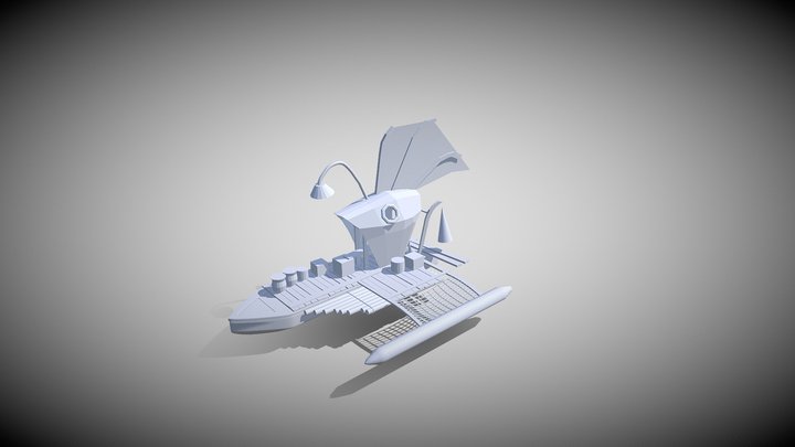 Fishboat_BL 3D Model