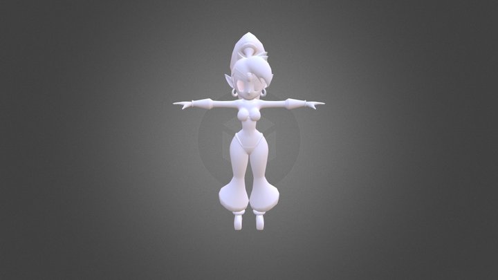Shantae 3D Model