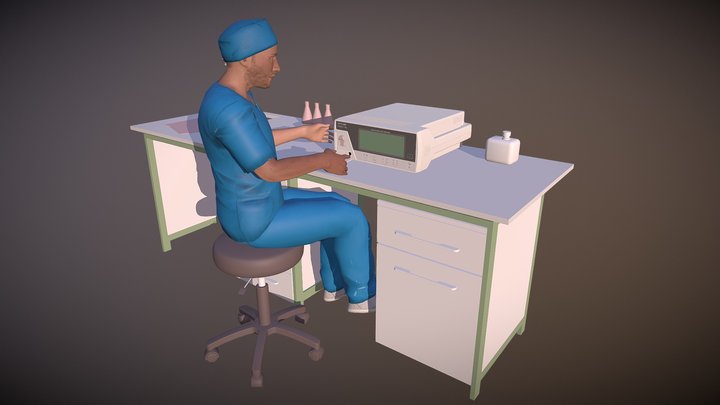 Medtronic: Critical Care Monitor 3D Model