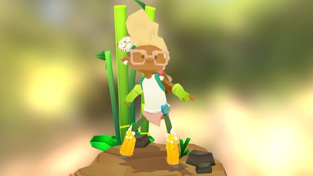 Runner Nikki 3D Model
