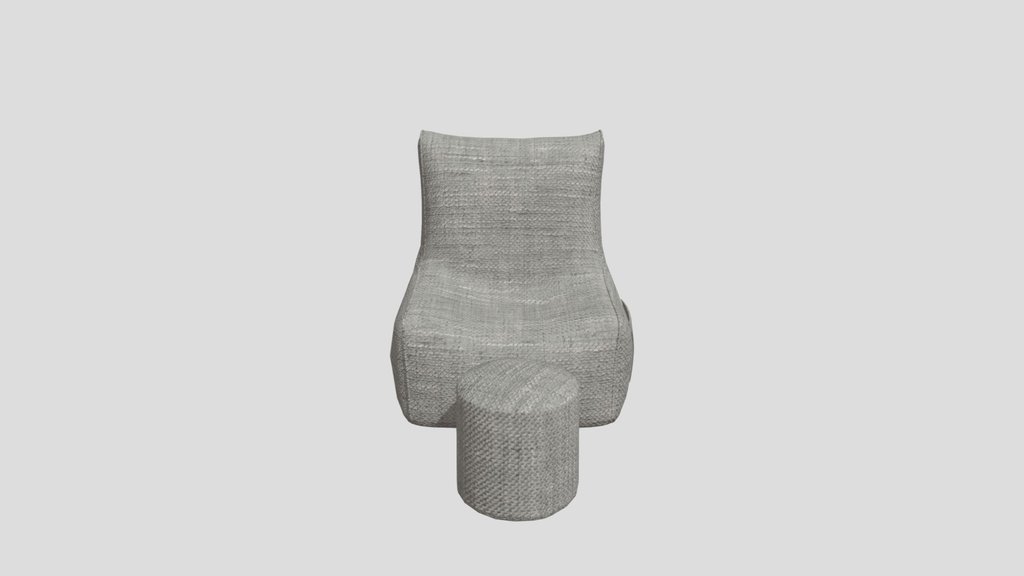 Beany Sofa With Pouf