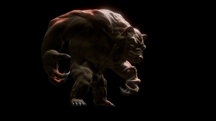 Werebear 3D Model