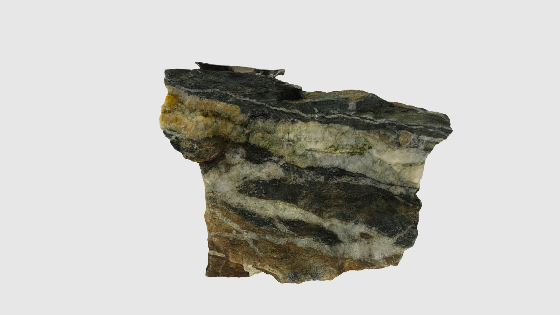 Quartz veins in Slate, Thüringen