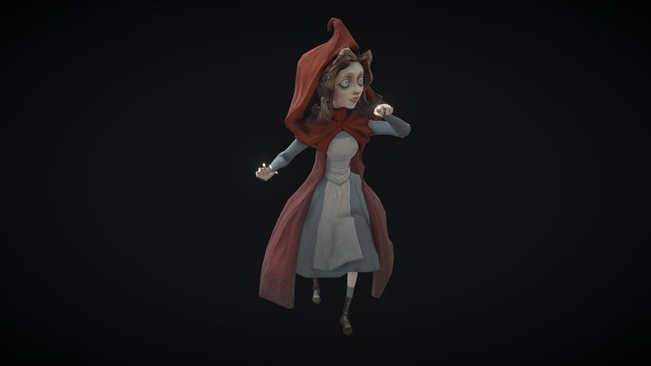 Redhood - GP3 - Futuregames - Red ridinghood 3D Model