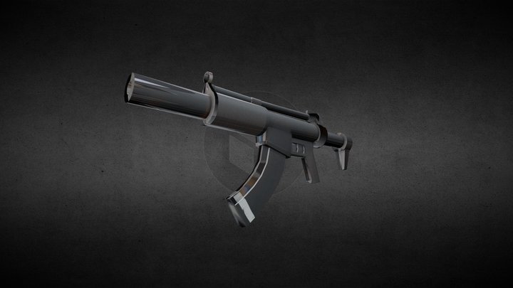 Gun Fortnite 3D Model