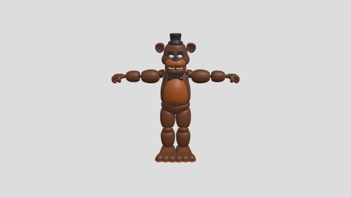 Golden-freddy 3D Model