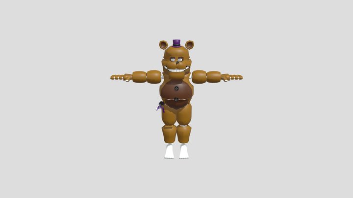 Image To Stl.com_stylized_fredbear – Modello 3D gratuito STL