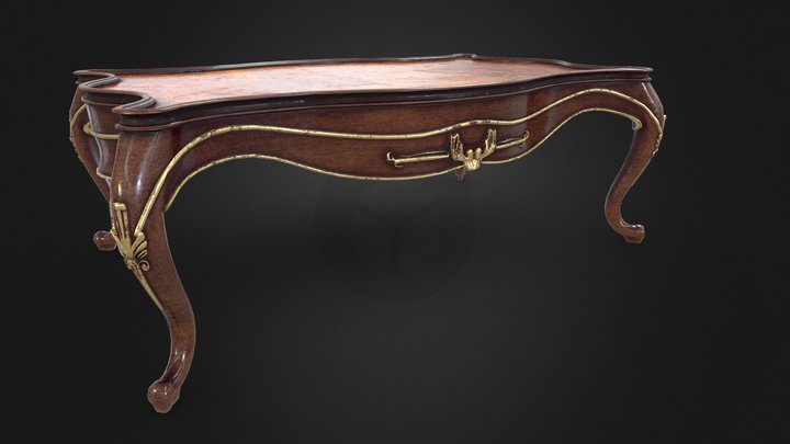 Victorian Coffee Table 3D Model