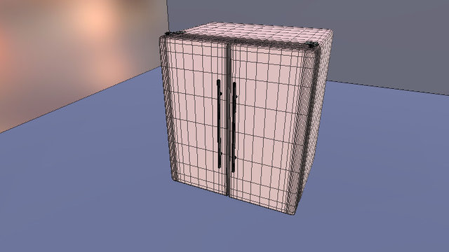 Refrigerator Set 1 base animation 3D Model