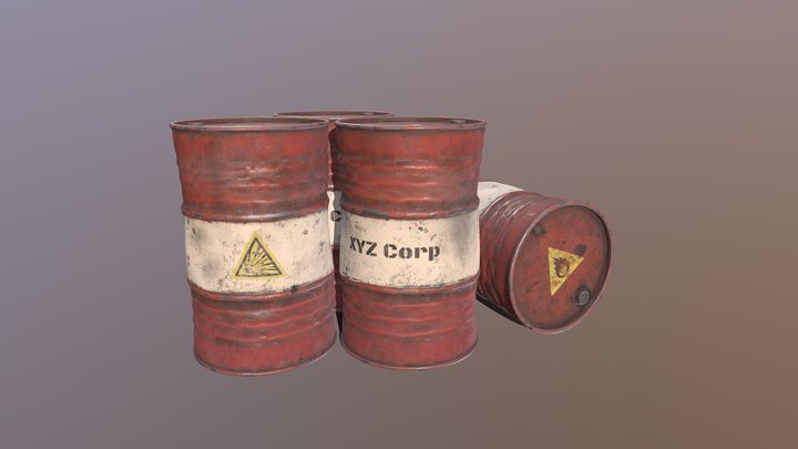 Barrels (XYZ) 3D Model