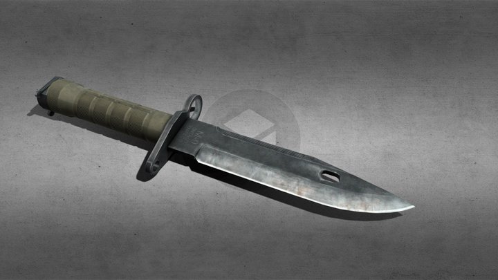 Knife 3D Model