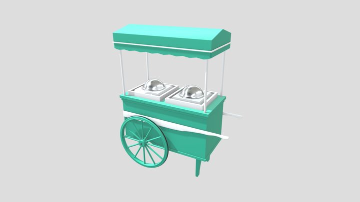 Ice cart 3D Model