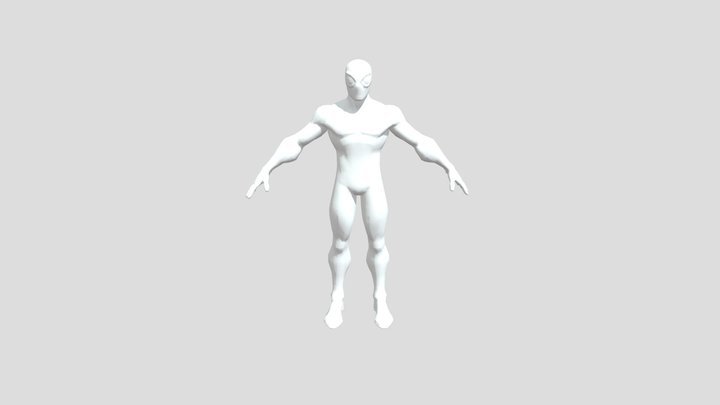 Spider Man Rig 3D Model