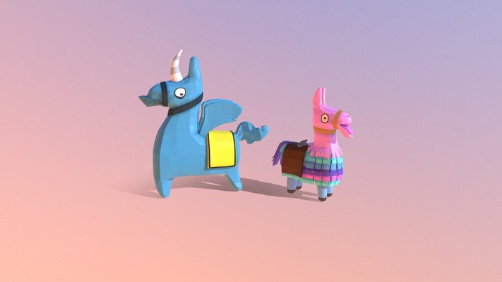 ламы (fortnite) 3D Model