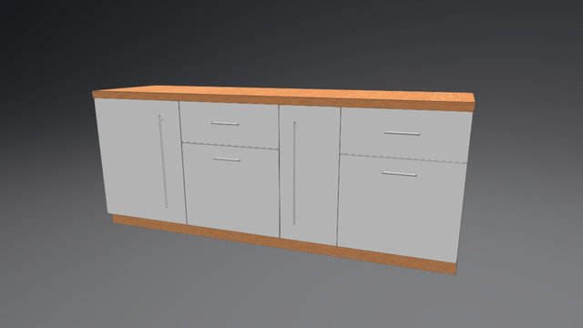 Küchenschrank 3D Model