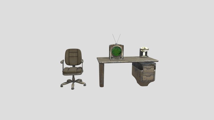 Desk And Chair